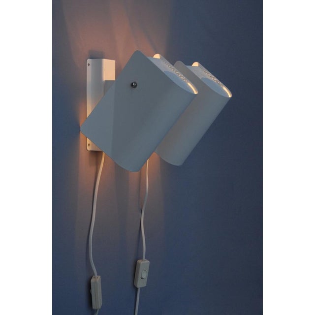 Wall Lamps by Börge Lindau & Bo Lindekrantz for Zero Light Co, 1980s, Set of 2 For Sale - Image 11 of 14