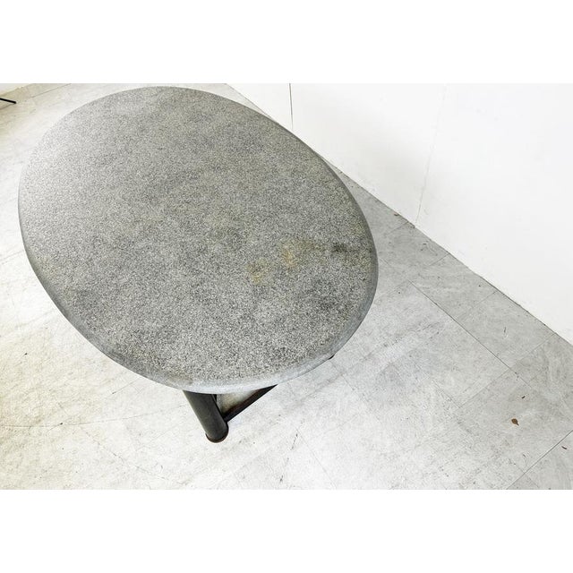 Oval Dining Table by Jan Vlug, 1970s For Sale - Image 4 of 12