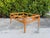 Brown Vintage Palm Beach Bamboo + Rattan Coffee Table For Sale - Image 8 of 12