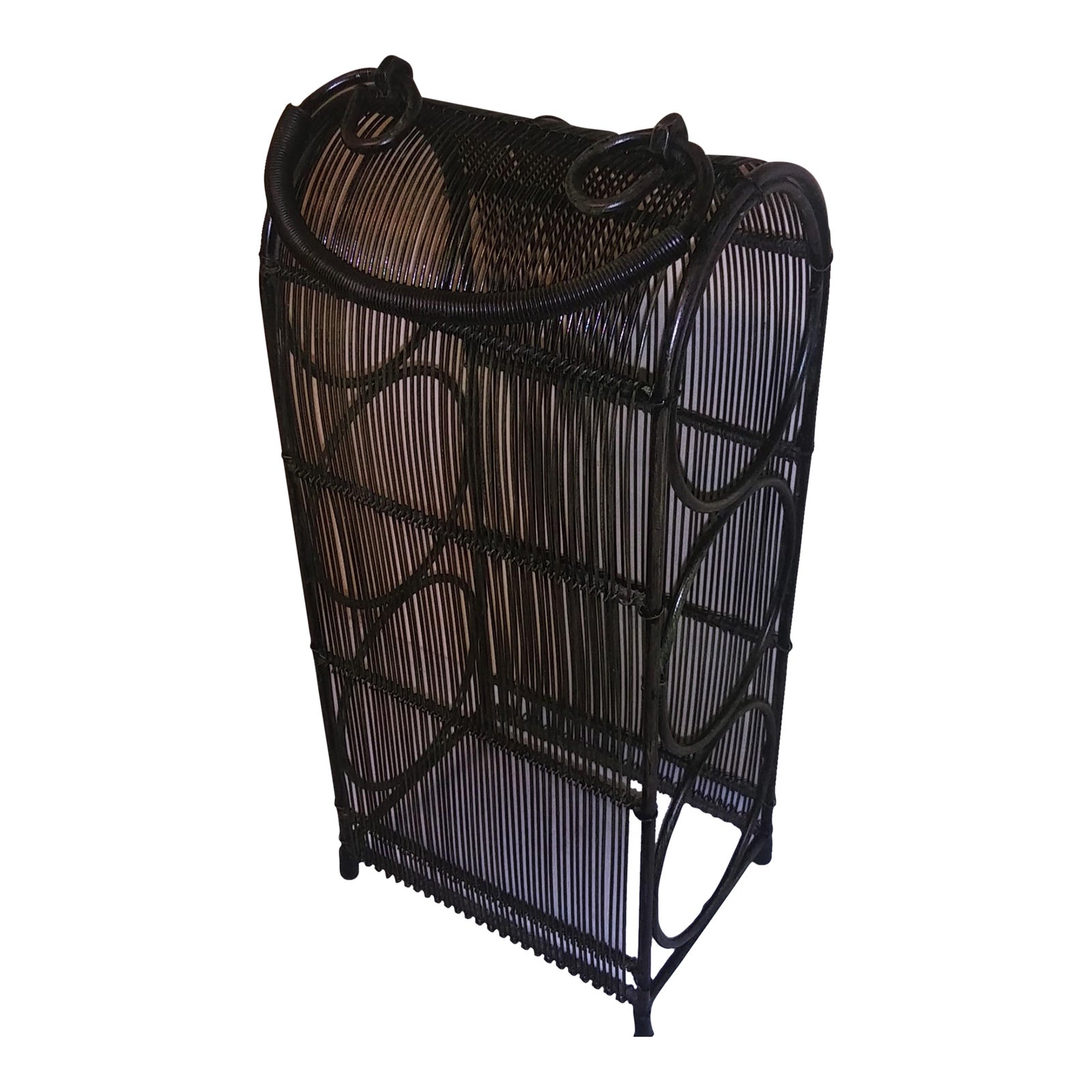 Vintage Wire and Wrought Iron Tabletop Wine Rack Chairish