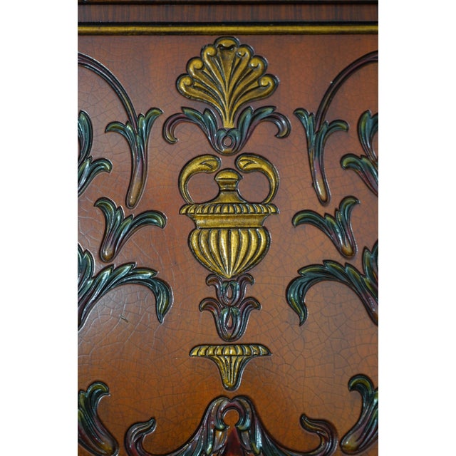 Neoclassical Theodore Alexander Neoclassical Room Divider Screen For Sale - Image 3 of 13