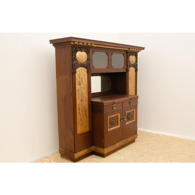 Large Art Nouveau Sideboard, Austria-Hungary, 1915, in Good conditions. Designed 1890 to 1919