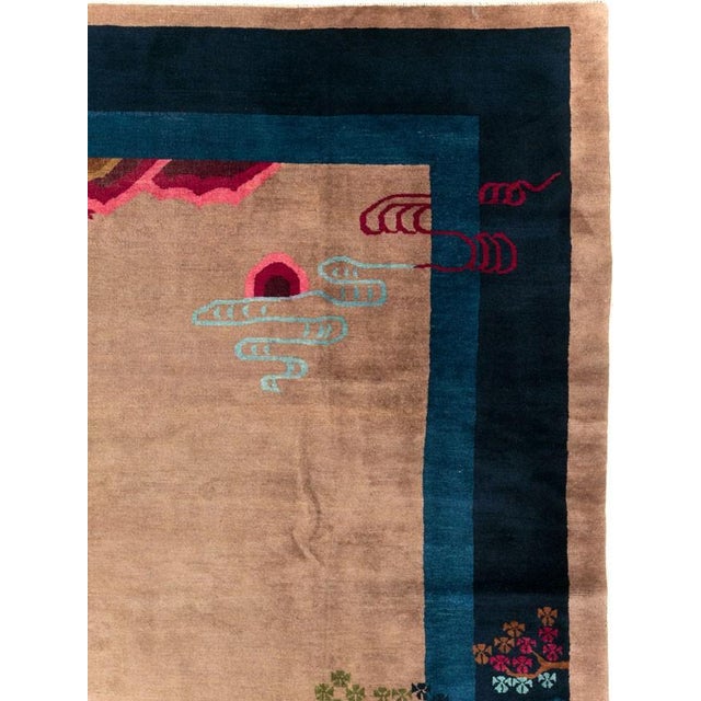 Art Deco Antique Chinese Art Deco Rug no. 10935 For Sale - Image 3 of 5