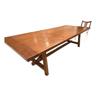 Custom Thomas Fetherston Cherry Refectory Dining Table For Sale
