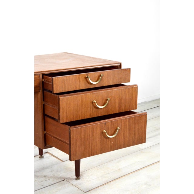Wood Mid-Century Modern Teak Desk from Meredew, 1960s For Sale - Image 7 of 8