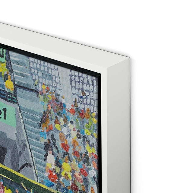 DESCRIPTION: French Open by Shaun Ellison in White Frame, Medium Art Print SPECIFICATIONS: Type: Giclée Art Print on Matte...
