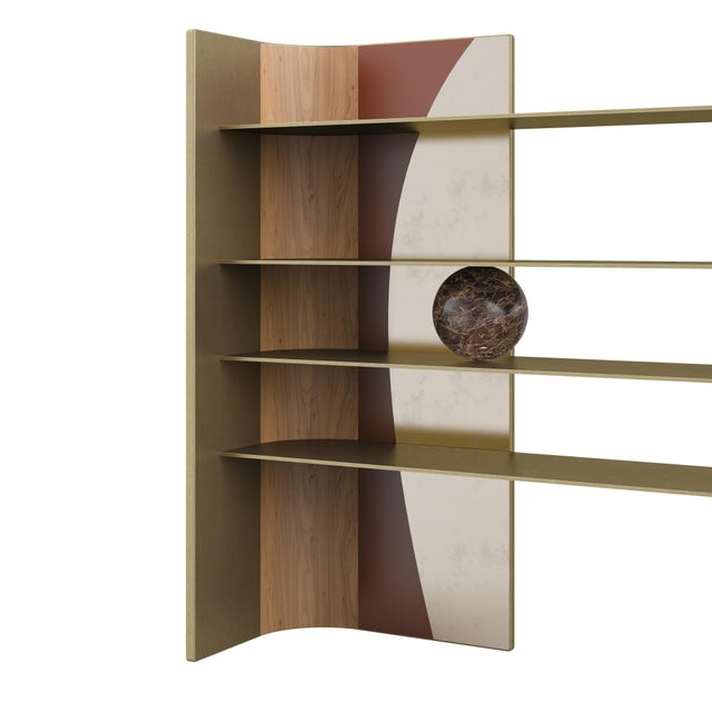 Echoes Bookshelf Handmade in Portugal by Malabar For Sale - Image 6 of 12