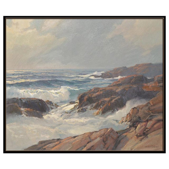 Message us to inquire about custom framing options! (Included for free with every purchase) The artwork here, "Coastal...