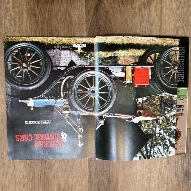 1970s Vintage Book 1974 “Veteran & Vintage Cars” by Peter Roberts Book For Sale - Image 5 of 8