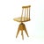 Wood Mid-Century Piano Swivel Stool with Backrest, Former Czechoslovakia, 1960s For Sale - Image 7 of 13
