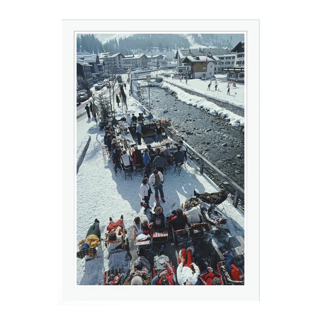 Ice Bar 1979 by Slim Aarons White Framed C-Print For Sale