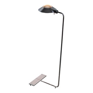 Cedric Hartman Sleek Tilt/Swivel Chrome Floor Lamp For Sale
