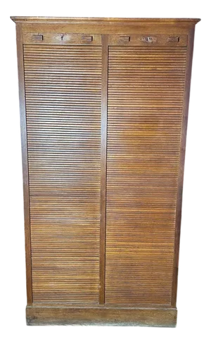 Cabinet Filing Cabinet with Notary Curtains