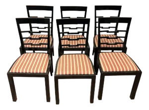 Original Dining Chairs, 1920s, Set of 6