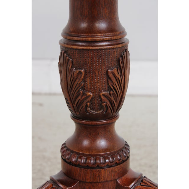 Henkel Harris Mahogany Tilt Top Pie Crust Table For Sale - Image 9 of 13
