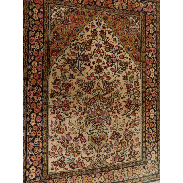 1970s Vintage Handmade Persian Rug 3'6"x 5' For Sale - Image 10 of 13