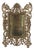 19th C. Neo-Classical Brass Photo Picture Frame Fits 5" X 3 1/2" Antique For Sale