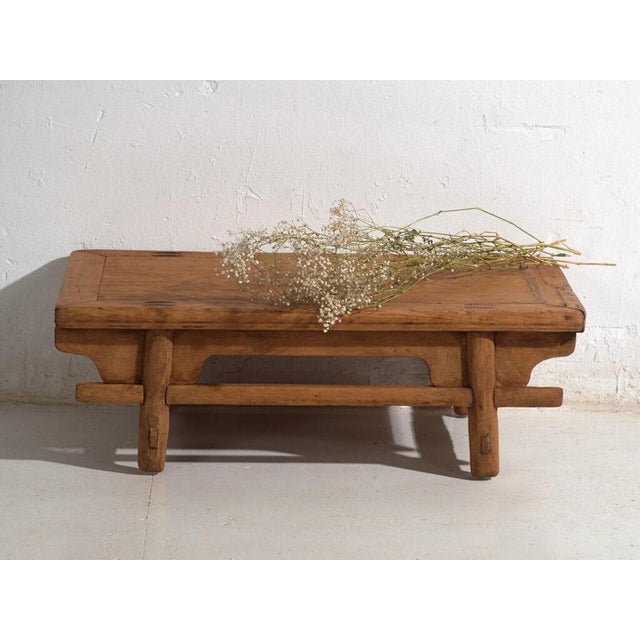 Antique Low Table in Pine For Sale - Image 9 of 10