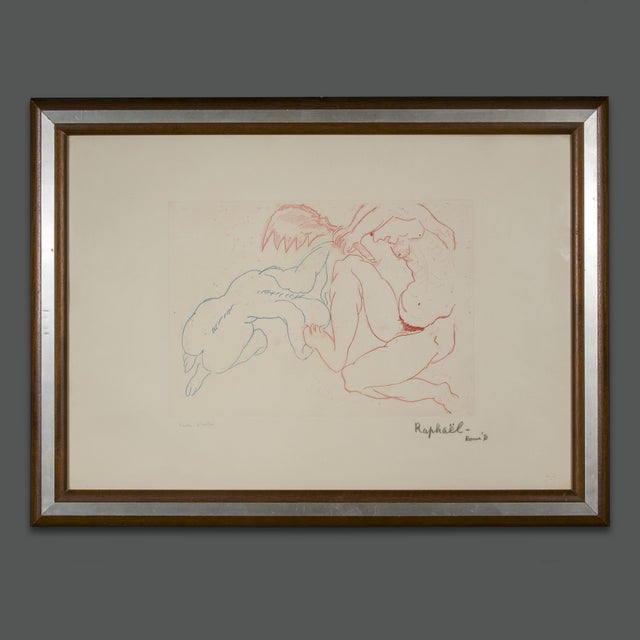 Antonietta Raphaël, Modern Composition, 1970s, Signed Lithograph For Sale - Image 6 of 6