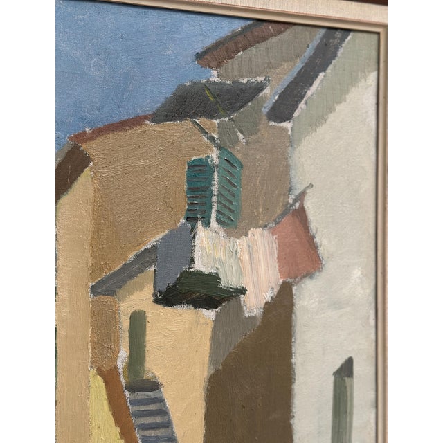 Hilmer Bengtsson, Southern Village, 1960s, Oil on Canvas, Framed For Sale - Image 5 of 18