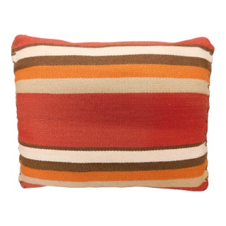 Striped Decorative Cushion by Pottery Barn For Sale