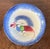 Antique 19th Century Hackwood Peafowl Blue Spatterware Saucer Dish For Sale - Image 4 of 10
