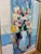 Paint Alain Rousseau Floral Still Life Expressionist Oil Painting, Signed For Sale - Image 7 of 12