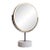 Italian Round Brass Vanity Mirror with Marble Base, 1950s For Sale