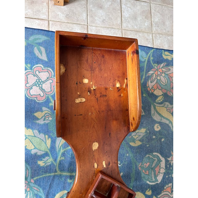 Early 20th Century Early 20th Century Handcrafted Cobbler’s Bench Coffee Table For Sale - Image 5 of 12