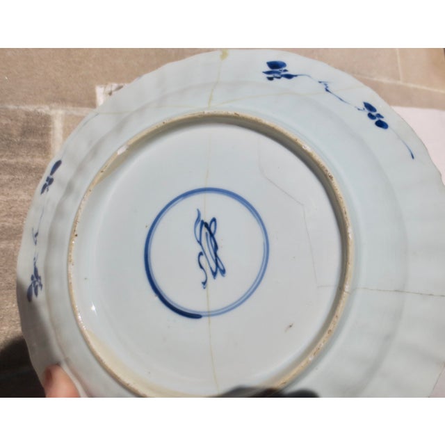 Chinese Blue and White Plate, Late Kangxi Circa 1700 For Sale In New York - Image 6 of 13