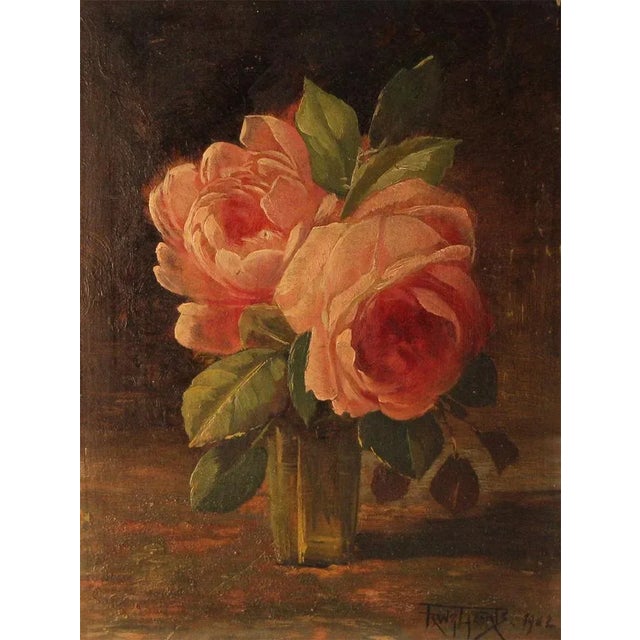 Captivating oil painting by Franz Geerts, a distinguished Flemish artist from Antwerp, Belgium (1850-1944). This exquisite...