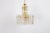 Gold Chandelier, Brass and Crystal Glass attributed to Kinkeldey, Germany, 1970s For Sale - Image 8 of 9