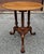 Brown Early 20th Century Chippendale Style Mahogany Round Tea Table For Sale - Image 8 of 12
