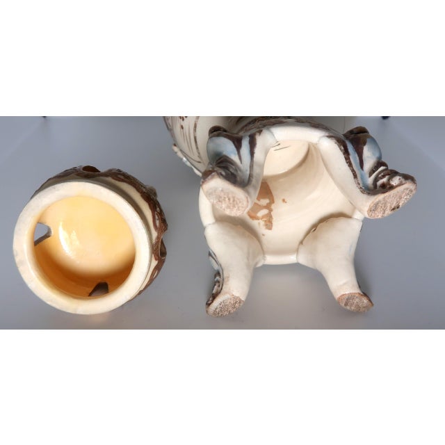 Antique Signed Japanese Satsuma Lidded Porcelain Censer, Meiji Period For Sale - Image 15 of 18