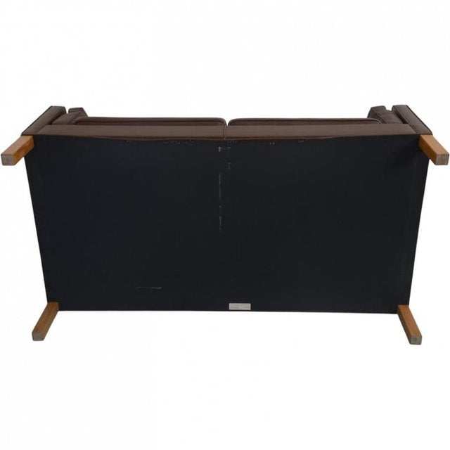 2212 2-Seater Sofa in Brown Leather by Børge Mogensen, 2002 For Sale - Image 17 of 18