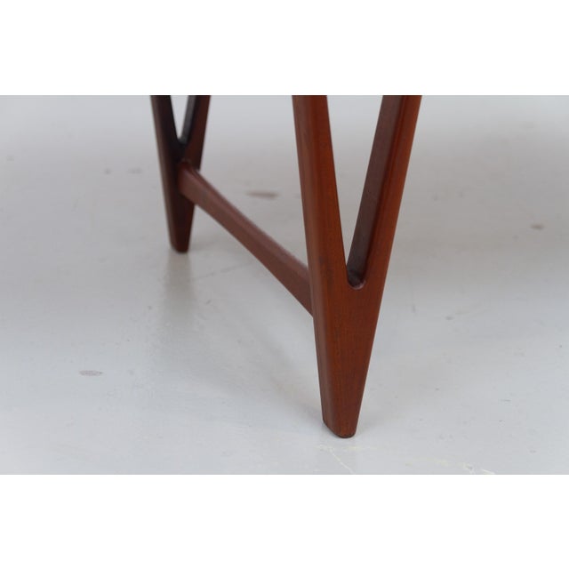 Danish Modern Teak Coffee Table with Drawers and V-Legs by E. W. Bach, 1960s For Sale - Image 16 of 18