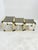 Enameled Metal and Brass Coffee Tables in the style of Tommaso Barbi, 1970, Set of 3 For Sale - Image 13 of 17
