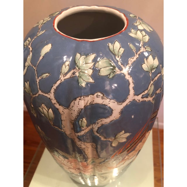 Pair of Chinoiserie Style Jars With Lids For Sale - Image 14 of 17