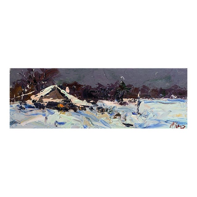 Oil Painting Lonely House Alexander Cherednichenko For Sale