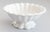 A beautiful antique white ironstone porcelain footed pedestal bowl with a lovely fluted design by William Adams & Sons,...