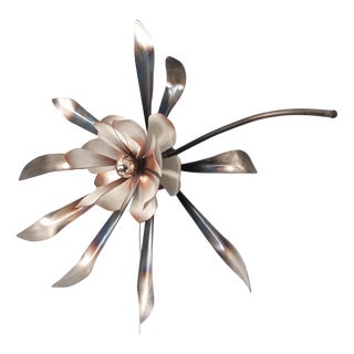 Vintage Flover Wall Light, 1970s For Sale