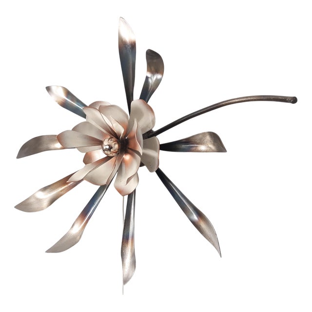 Vintage Flover Wall Light, 1970s For Sale