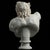 Hand-Carved Natural Marble Bust Sculpture – Bust of a Drunken Satyr For Sale In Miami - Image 6 of 6