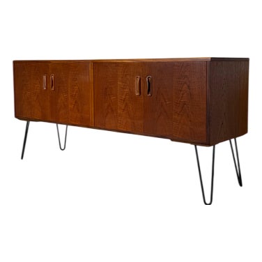 Mid-Century Modern Teak Sideboard with Hairpin Legs from G-Plan For Sale