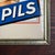 Mid-Century Modern Vintage Mena Pils Advertising Sign from Glacoide, Belgium, 1954 For Sale - Image 3 of 7