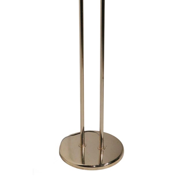 1980s Hollywood Regency Art Deco Revival Halogen Torchiere Uplight Floor Lamp For Sale - Image 15 of 17