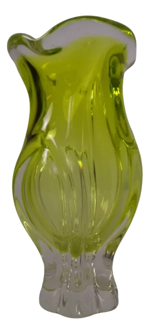 Czech Glass Vase by Josef Hospodka, 1960s