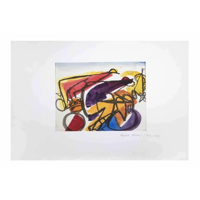 Abstract Composition is a Watercolor artwork realized by Reynold Arnould (Le Havre 1919 - Parigi 1980) in 1970. Good...