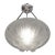 French Art Deco Pendant Light by Muller Freres 1920s France For Sale