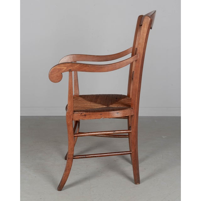 19th Century Louis Philippe French Country Armchair For Sale - Image 4 of 7